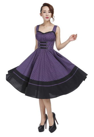 50s Retro Polka Dot Dress