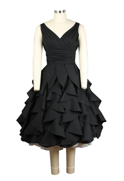 A Wave of Ruffles Dress