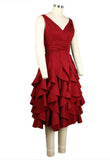 A Wave of Ruffles Dress