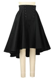 Double Button Corset Back Skirt