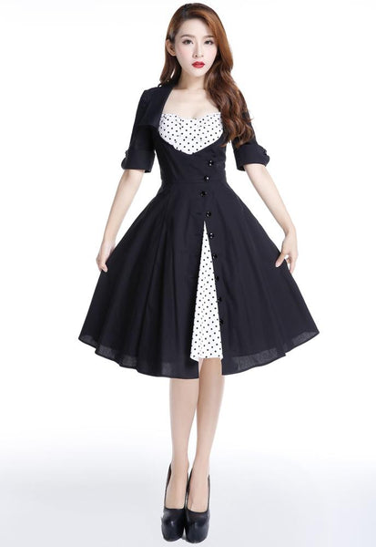 Polka Dot Rockabilly Dress