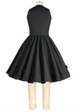 Threaded Retro Bow and Heart Dress