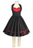 Threaded Retro Bow and Heart Dress