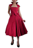 Bow Pleat Dress
