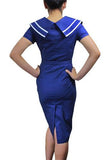 Vintage Sailor Pencil Dress