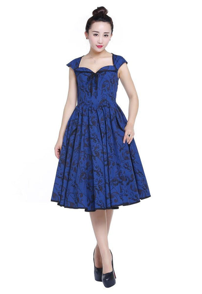 Print 50s With An Edge Dress