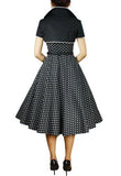 Retro Flare Polka Dot Dress