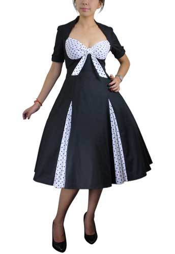 Retro Polka Dot Dress