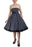 Sleeveless Polka Dot Dress