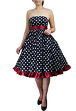 Sleeveless Polka Dot Dress