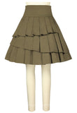 Pleated Spiral Skirt