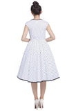 Polka Dot 50s With An Edge Dress