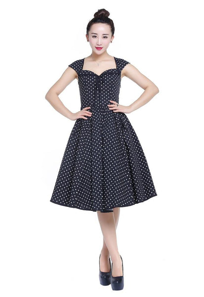 Polka Dot 50s With An Edge Dress