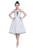 Polka Dot 50s With An Edge Dress