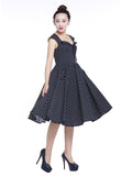 Polka Dot 50s With An Edge Dress