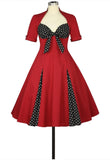 Retro Polka Dot Dress