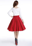 Retro Ruched 50s Skirt