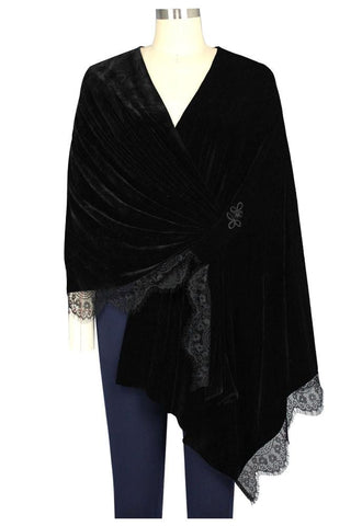 Velvet and Lace Stole